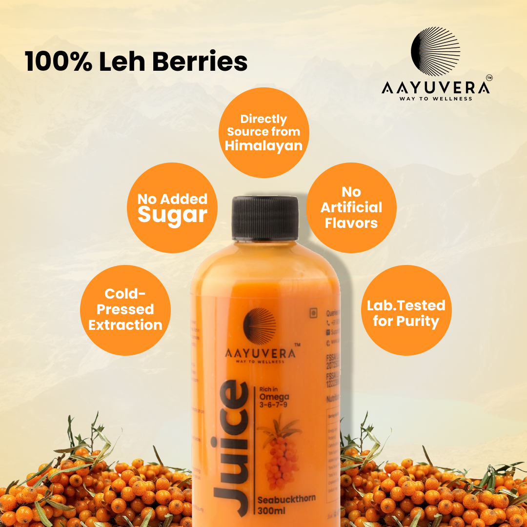 Aayuvera Sea Buckthorn Juice 300ml