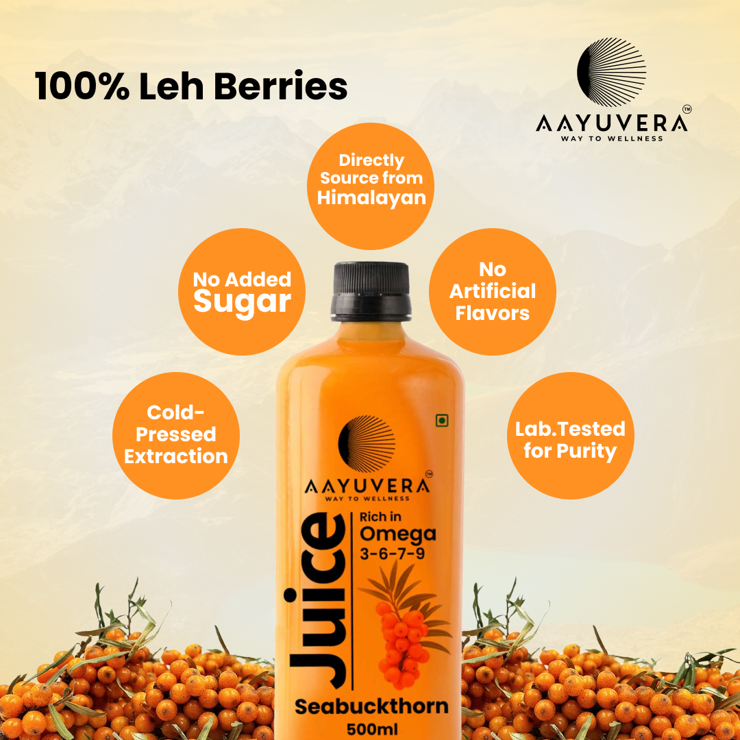 Aayuvera Sea Buckthorn Juice 500ml